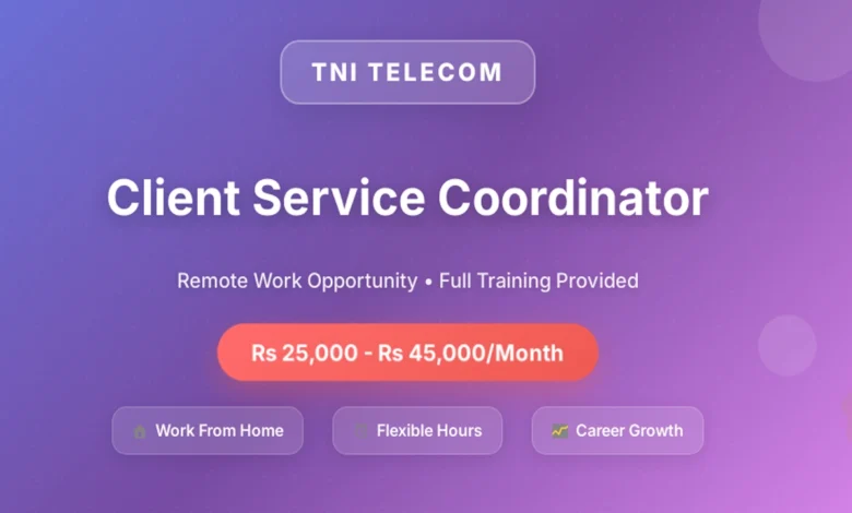 Client Service Coordinator Jobs Remote